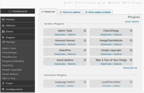 Piwigo Plugins