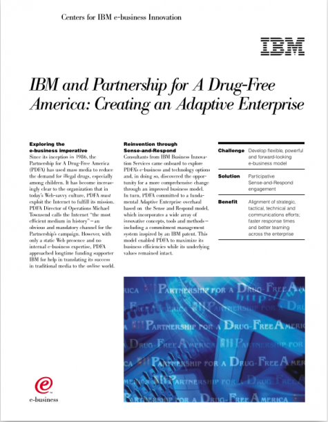 IBM and PDFA, Adaptive Enterprise