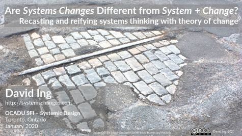 Are Systems Changes Different from System + Change? (cover)