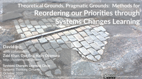 Theoretical Grounds, Pragmatic Grounds: Methods for Reordering our Priorities through Systems Changes Learning