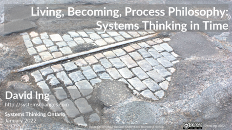 Living, Becoming, Process Philosophy:  Systems Thinking in Time